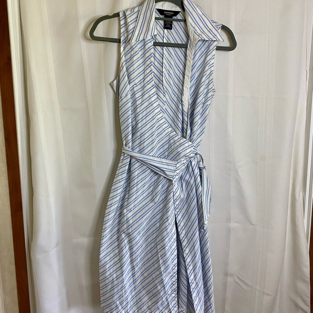 Express | Collared Wrap Dress